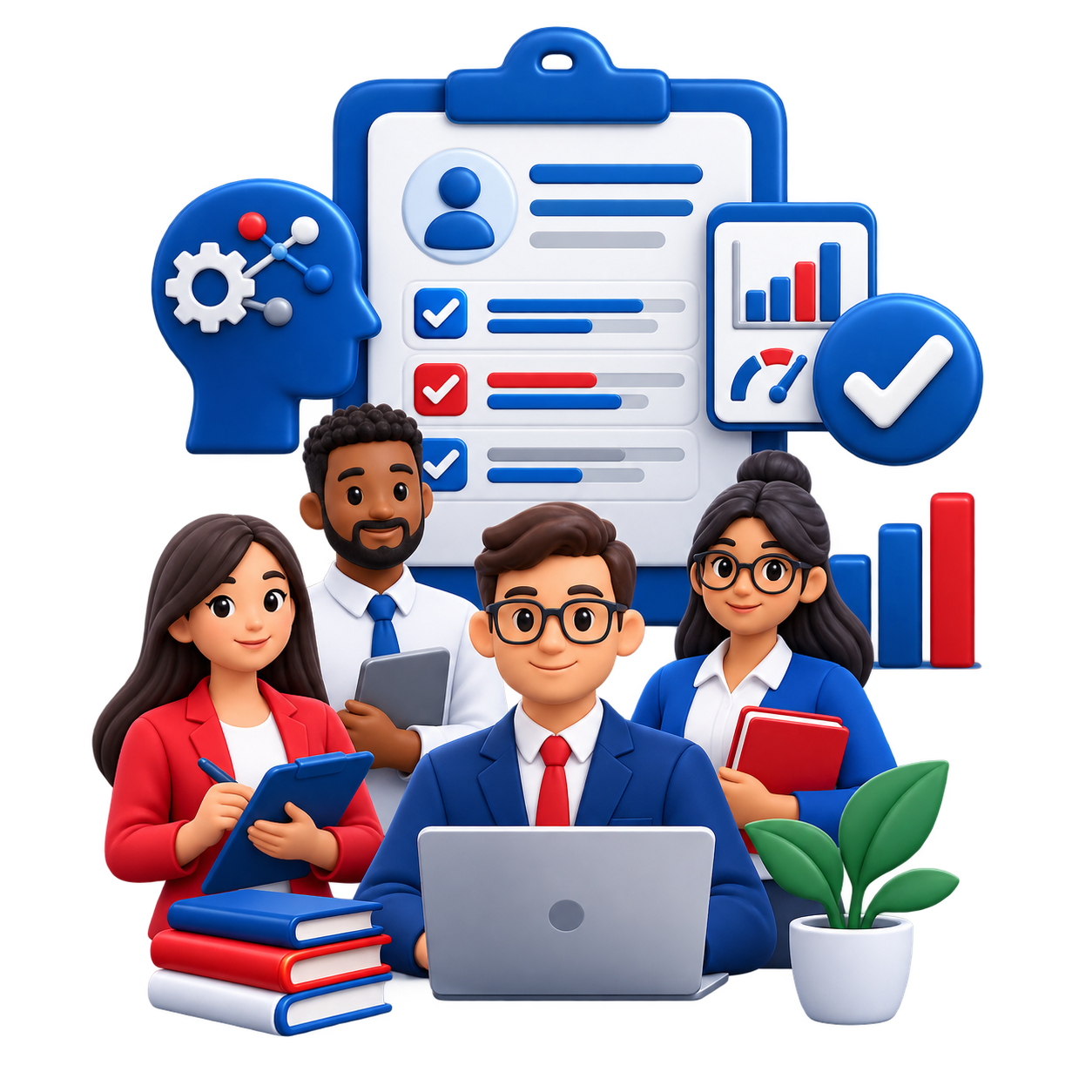 Ilustración de servicios internos para PDRH