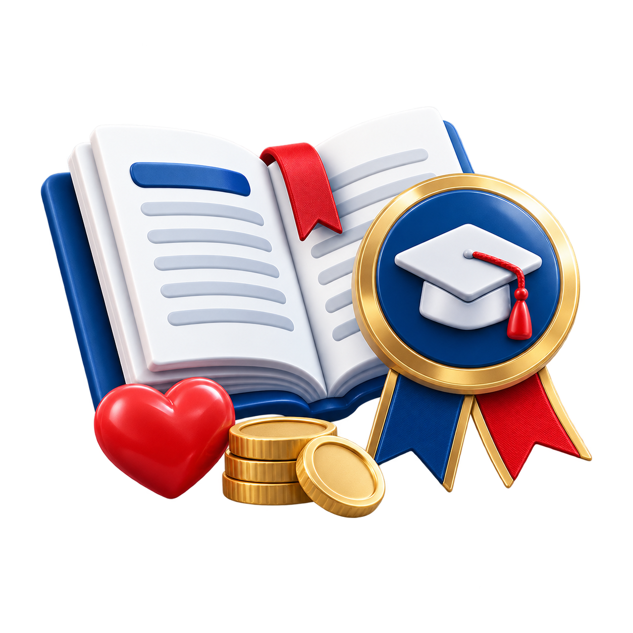 Ilustración de becas y beneficios
