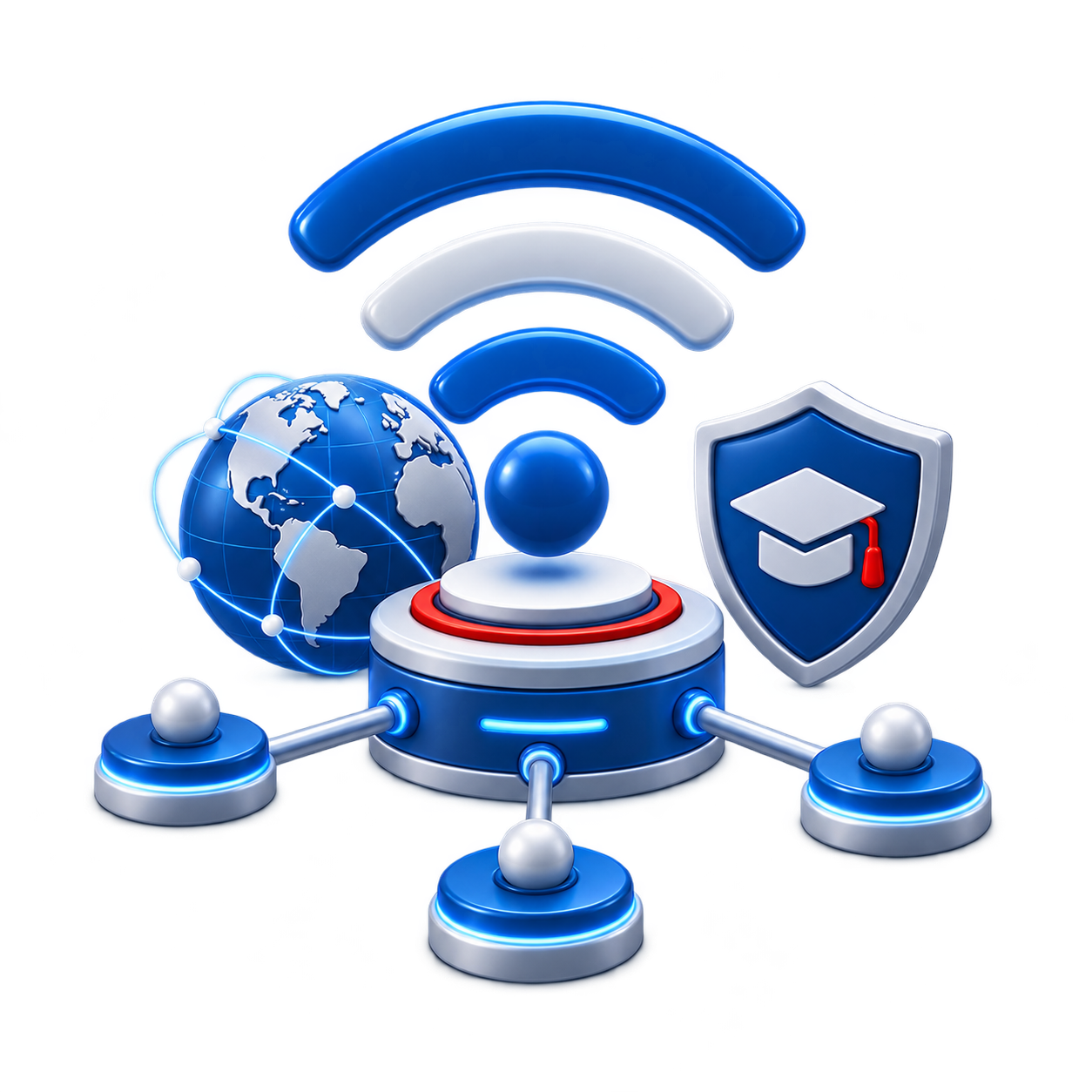 Ilustración de conexión a Internet Red Eduroam